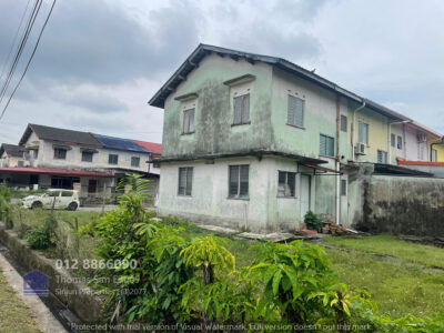 Double Storey Corner House Sky Garden Green Road Kuching for SALE