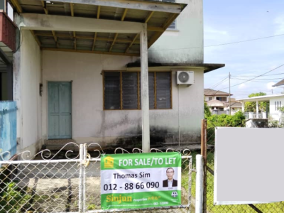 Double Storey Corner House Sky Garden Green Road Kuching for SALE