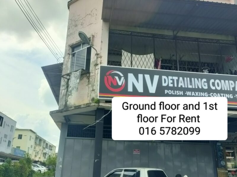 For rent Ground Floor Corner Shoplot Batu 7 facing Main Road Jln Kuching Serian