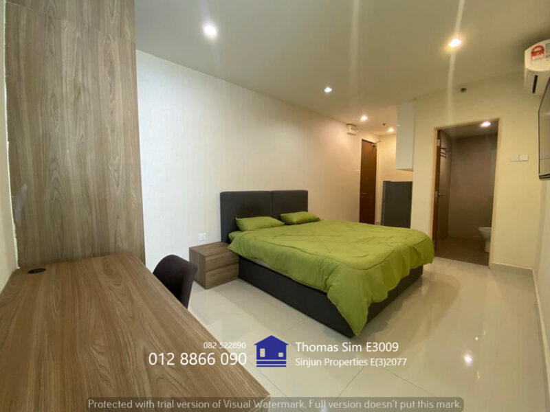 Kozi Square Studio Unit Apartment LD Legenda Hosp Umum SWK for RENT