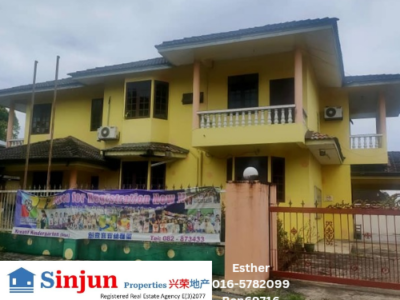 FOR SALE Double Storey Detached House at Jalan Serian Town Kuching