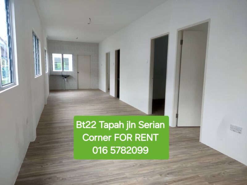 FOR RENT NEW Corner single storey House siburan Batu 22 Jalan kuching serian