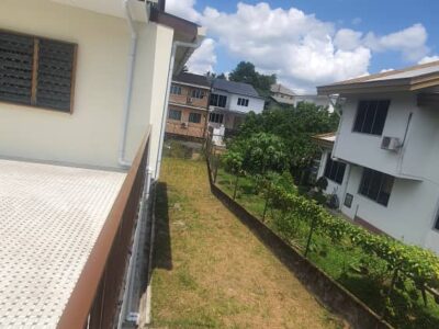 Double Storey Corner Peace Road Kuching big land size 16 point for SALE