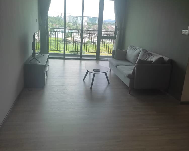 Furnished Condo Vantage@Tamu Level 7 Facing Green Stampin Tengah Kuching for RENT