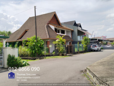 Semi Detached House Green Road Main Road Kuching for SALE