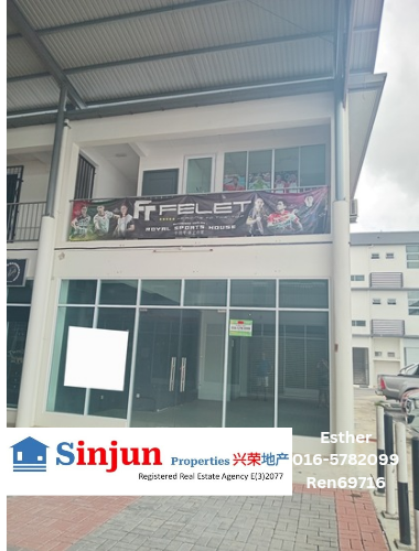 FOR RENT Shop house Pines square commercial 2 storey CORNER GROUND FLOOR behind UNACO Mjc Batu kawah kuching