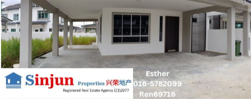 FOR RENT uni Central Semi Detached House at kota Samarahan Kuching