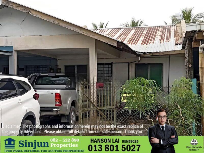 Single Storey Terrace House @ Taman Duranda Emas 18 1/2 Mile Jalan Kuching Serian Kuching FOR SALE