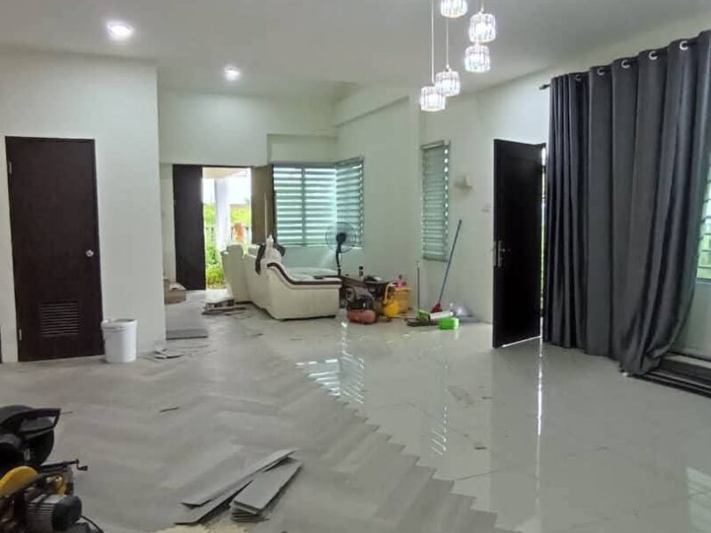 1 1/2 Storey Semi Detached House @ Taman Vision Land Jalan Batu Kawa - Bau, Kuching FOR SALE