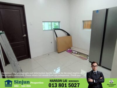 1 1/2 Storey Semi Detached House @ Taman Vision Land Jalan Batu Kawa - Bau, Kuching FOR SALE