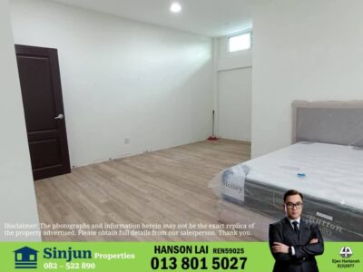 1 1/2 Storey Semi Detached House @ Taman Vision Land Jalan Batu Kawa - Bau, Kuching FOR SALE