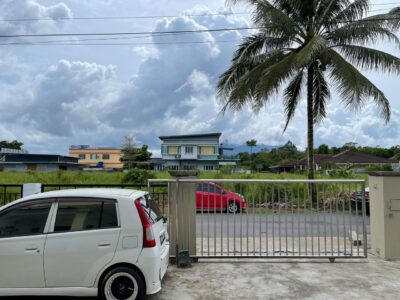Lorong Taman Satria Jaya 1, Jalan Matang double storey semi detached house.