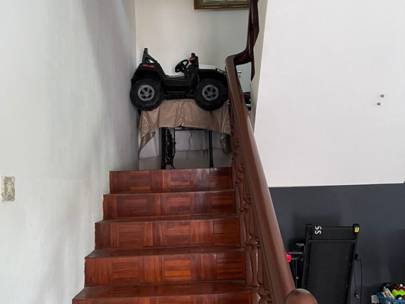 Lorong Taman Satria Jaya 1, Jalan Matang double storey semi detached house.