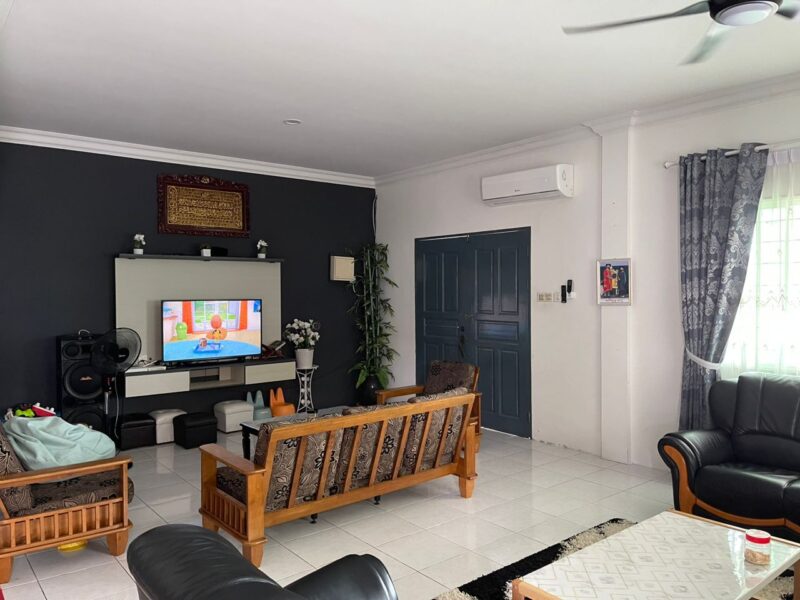 Lorong Taman Satria Jaya 1, Jalan Matang double storey semi detached house.