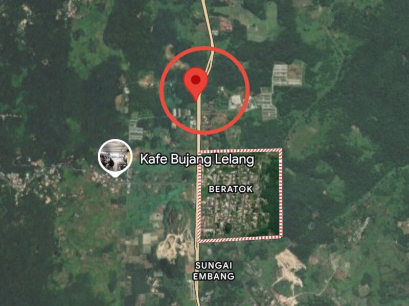20th Mile Serian-Kuching Pan Borneo Highway first lot vacant agriculture land.