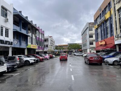 Lorong Rubber 12 three storey intermediate commercial shophouse.
