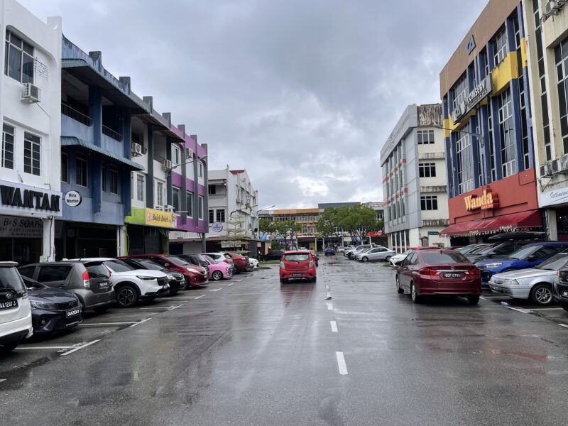 Lorong Rubber 12 three storey intermediate commercial shophouse.
