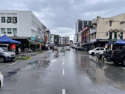 Lorong Rubber 12 three storey intermediate commercial shophouse.