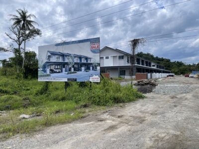 Taman Sedia near completion brand new double storey terraced houses.