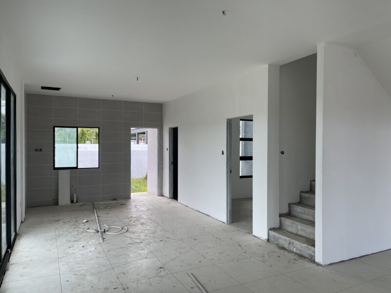 Taman Sedia near completion brand new double storey terraced houses.