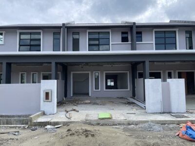 Taman Sedia near completion brand new double storey terraced houses.