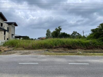 Lorong Pustaka 2A Petra Jaya vacant residential bungalow lot.