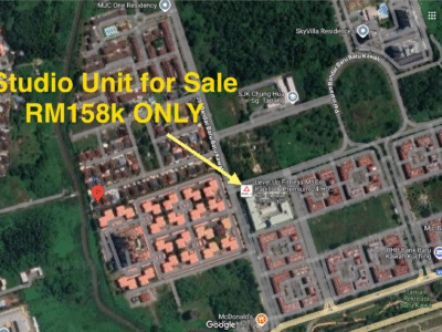Papillon MJC Batu Kawa Kuching Studio for Sale