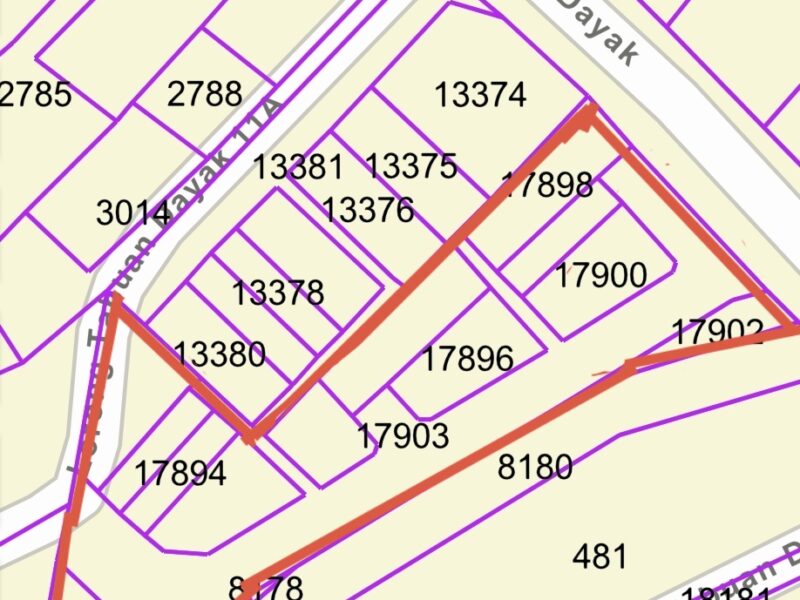First Lot land along Jalan Tabuan Dayak, Kuching
