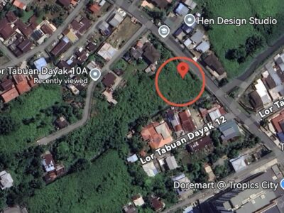 First Lot land along Jalan Tabuan Dayak, Kuching