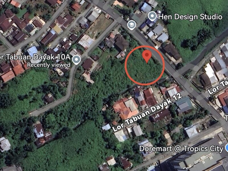 First Lot land along Jalan Tabuan Dayak, Kuching