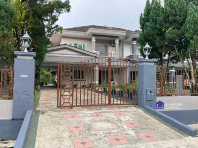 Double Storey Semi-Detached House at Taman Charming, Sungai Maong Ulu, Kuching For Sale