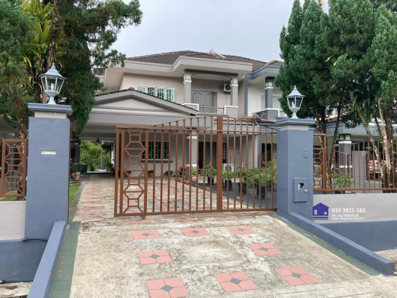 Double Storey Semi-Detached House at Taman Charming, Sungai Maong Ulu, Kuching For Sale
