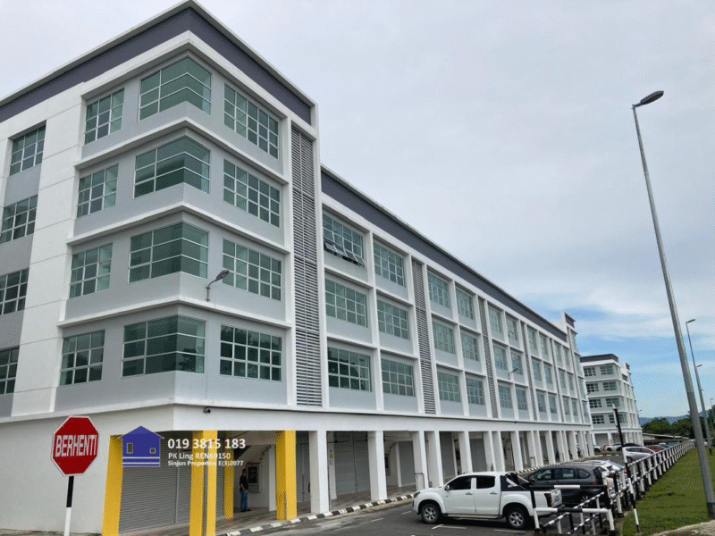 24 Units of New Shophouses next to Sarawak General Hospital, Kuching For Rent – Commercial Unit From RM2,500 per month