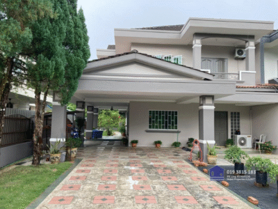 Double Storey Semi-Detached House at Taman Charming, Sungai Maong Ulu, Kuching For Sale