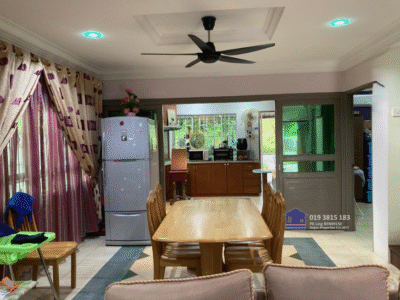 Double Storey Semi-Detached House at Taman Charming, Sungai Maong Ulu, Kuching For Sale