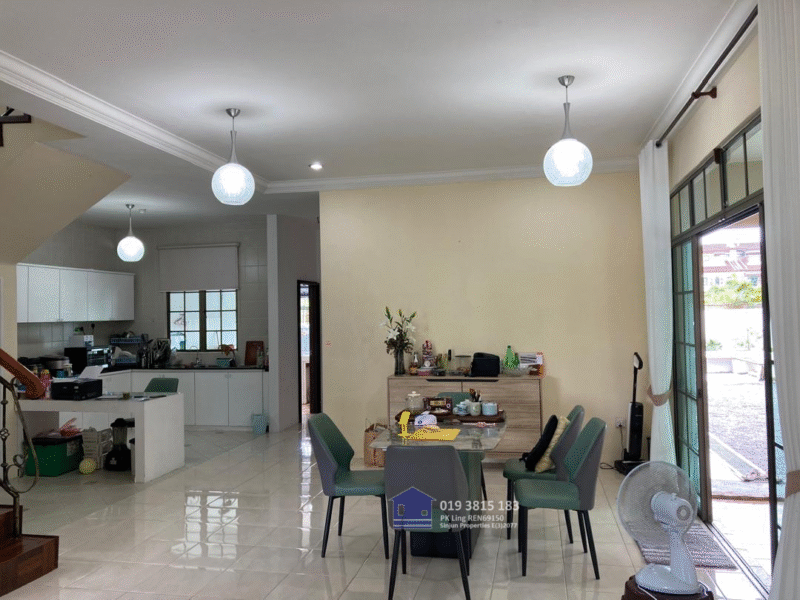 Double Storey Semi-Detached House at MJC Mutiara, Jalan Batu Kawa, Kuching For Sale