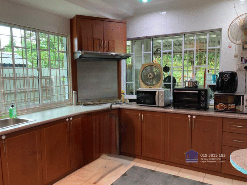 Double Storey Semi-Detached House at Taman Charming, Sungai Maong Ulu, Kuching For Sale