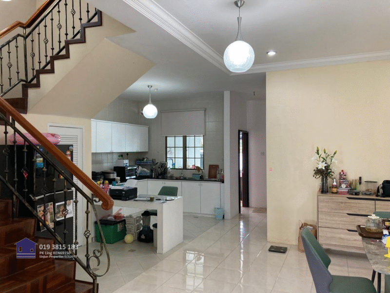 Double Storey Semi-Detached House at MJC Mutiara, Jalan Batu Kawa, Kuching For Sale