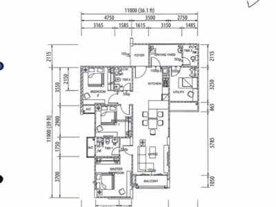 The Park Residence at Tabuan Transquility Apartment for Sale
