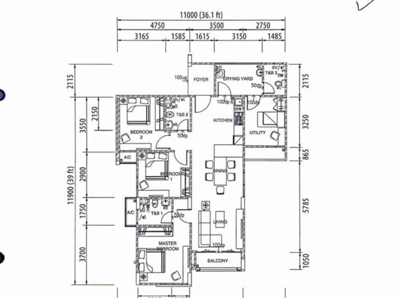 The Park Residence at Tabuan Transquility Apartment for Sale