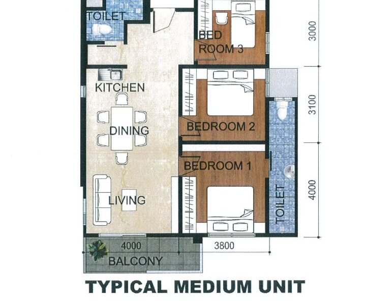 Stutong Tiarra 2 Apartment For Sale