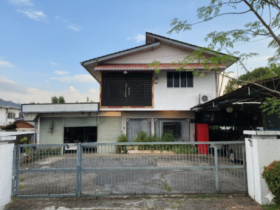 Double Storey Detached House at Jalan Tun Ahmad Zaidi Adruce For Sale
