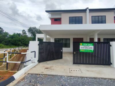 FOR SALE CORNER DOUBLE STOREY Terraced House BoxPark jalan sejijak Malihah jaya Matang