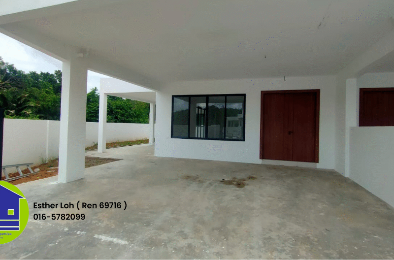 FOR SALE CORNER DOUBLE STOREY Terraced House BoxPark jalan sejijak Malihah jaya Matang