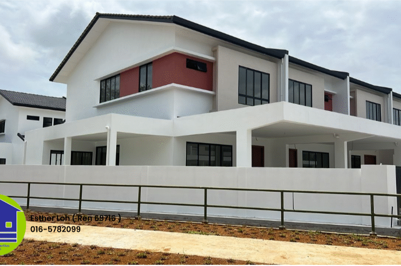 FOR SALE CORNER DOUBLE STOREY Terraced House BoxPark jalan sejijak Malihah jaya Matang