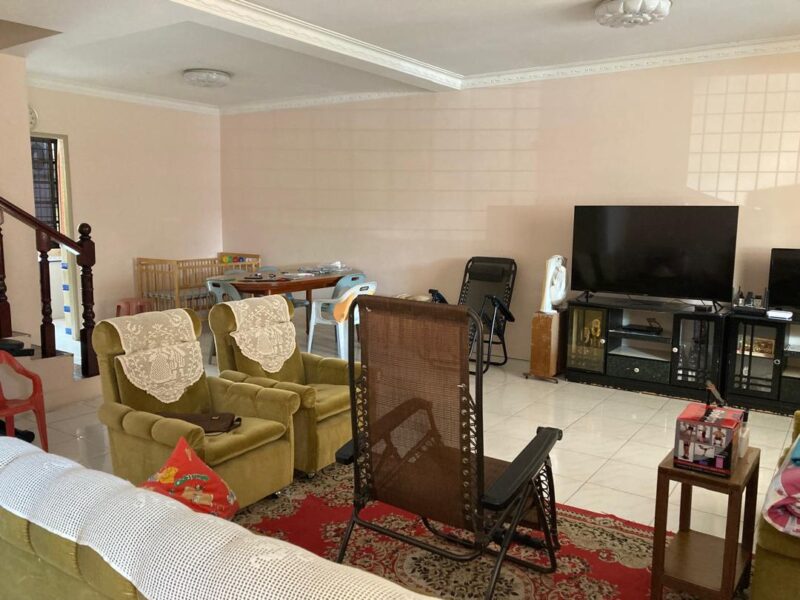 Double Storey Intermediate Terraced House at Jalan Stapok, Kuching For Sale