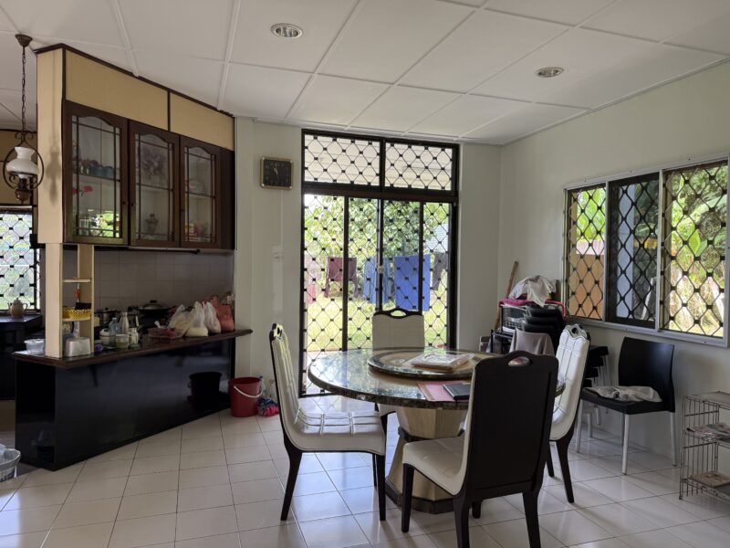 Jalan Arang Lorong 13D double storey detached house.