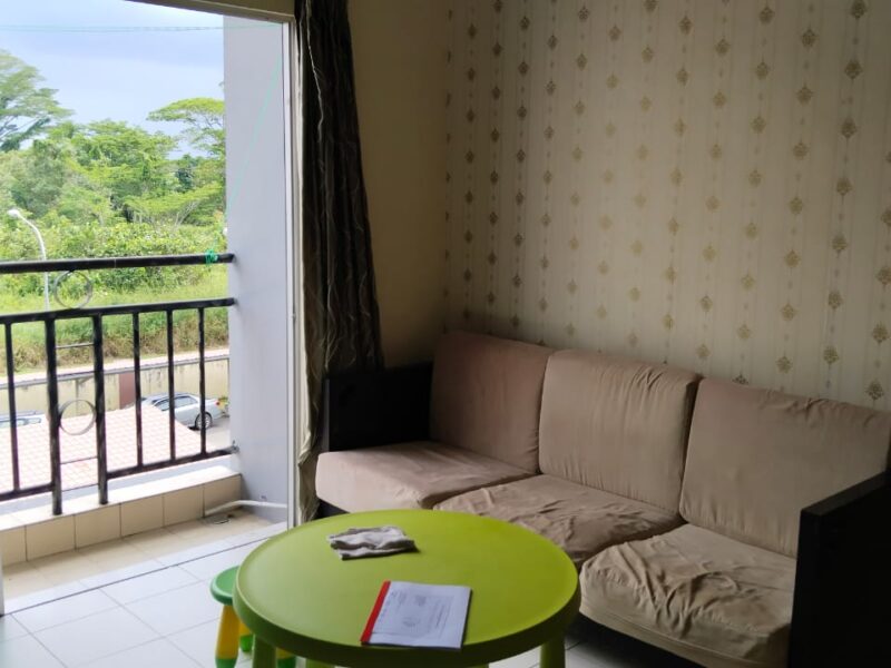 Well furnished walk-up apartment at Courtyard Sanctuary MJC Batu Kawah New Township (2nd floor) for RENT