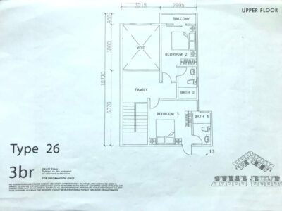 Duplex Penthouse Apartment at De Lofts Residences For Sale