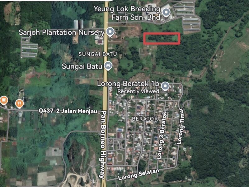 Agricultural Vacant land at 20th miles Beratok, Kuching for SALE